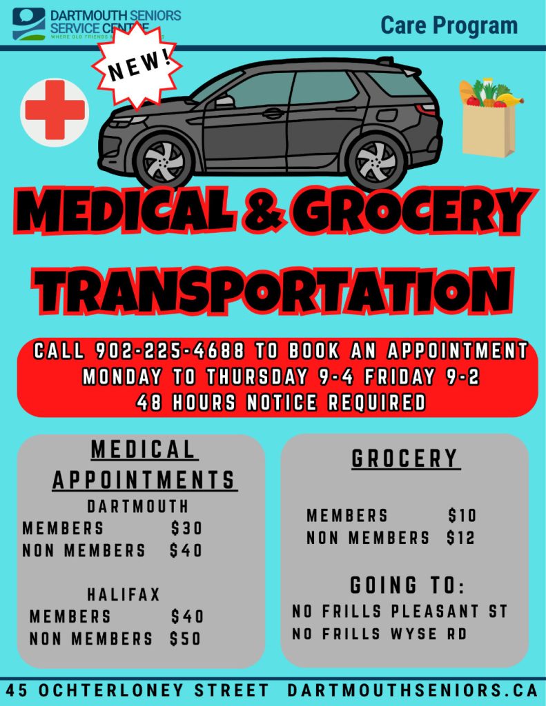 Medical and Grocery Transport Details