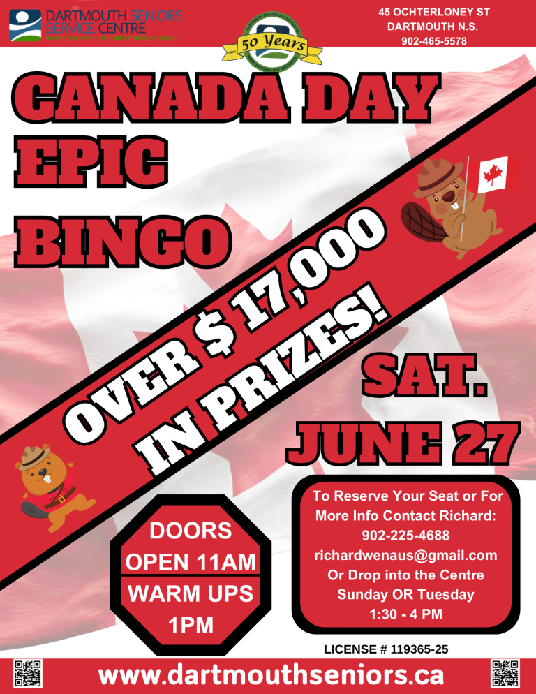 CANADA DAY EPIC BINGO JUNE 2726
