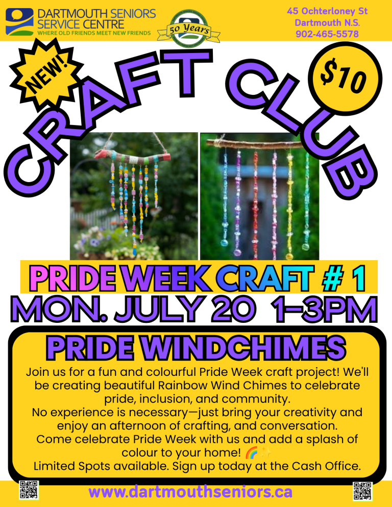 Pride Craft Club #1 July 202026