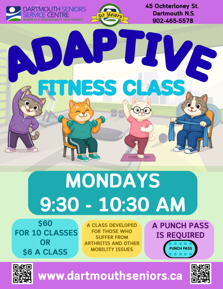 ADAPTIVE EXERCISE MONDAYS 2026