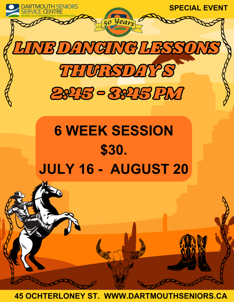 Line Dancing Lessons JULY 1626
